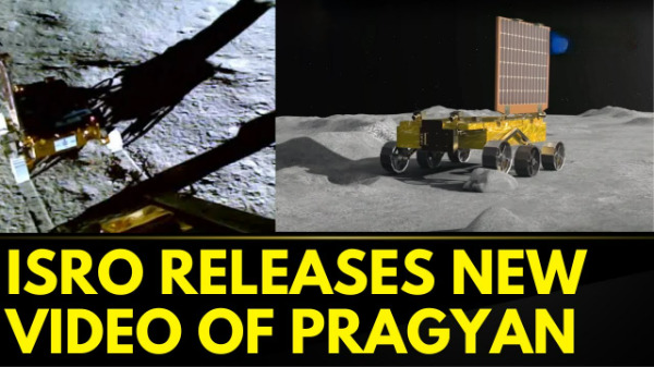 ISRO Releases Stunning Video of Pragyan Rover Rolling on Moon's South Pole!
